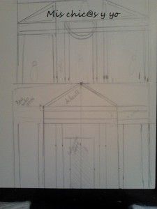 boceto monumento manualidad