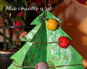 árbol-de-Navidad cartulina