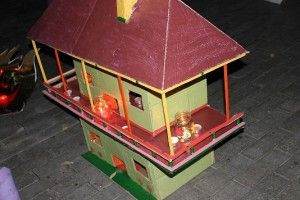 casita muñecas día velitas