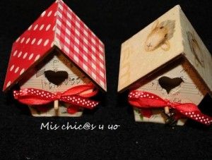 casa nido decorada papel