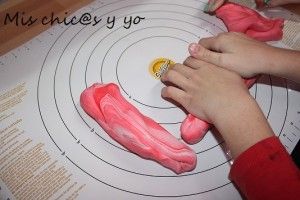 Trabajando fondant