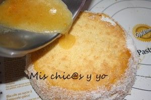 Cubrir tarta con gelatina