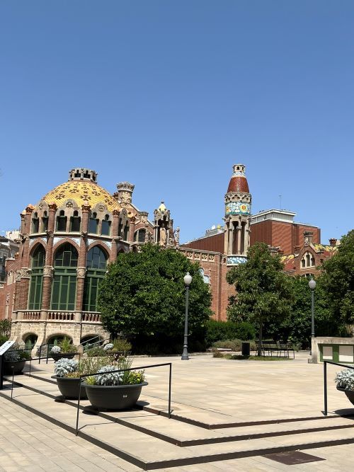 Pabellones modernistas sant pau barcelona
