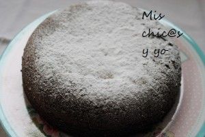 Bizcocho nevado de chocolate
