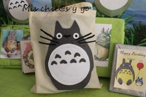 Bolsa decorada Totoro
