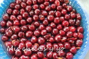 cerezas frescas clafoutis