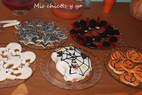 Galletas mantequilla y fondant Halloween