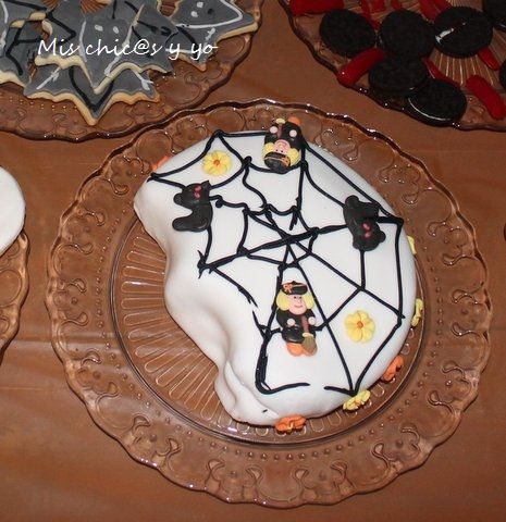 Tarta Halloween fondant
