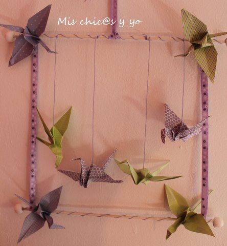 Móvil origami paso a paso