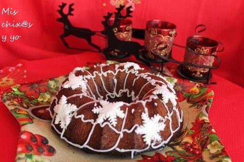 Bundt cake de Navidad