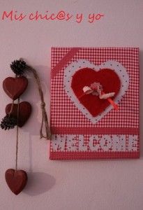 Cuadro decoración san Valentín