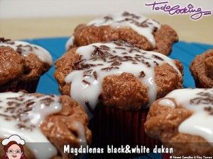 Magdalenas de chocolate sin azúcar