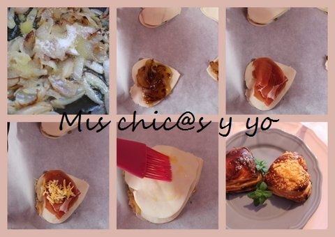 Receta de corazones de hojaldre paso a paso