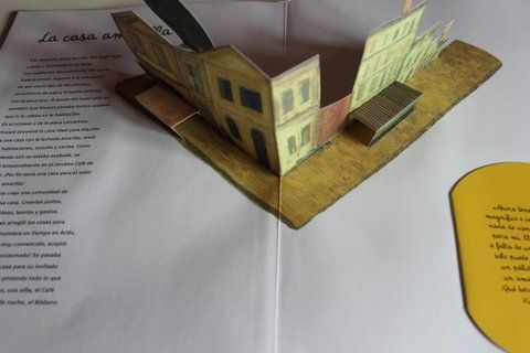 Libro con desplegables, Van Gogh, editorial Combel