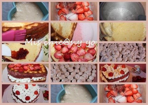 Receta tarta de fresa paso a paso