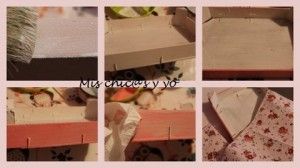 Manualidad con cajas de fresas decoradas