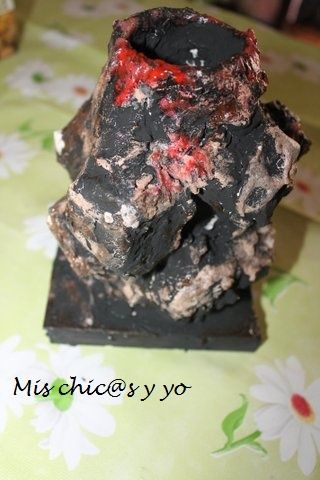 Maqueta de volcan