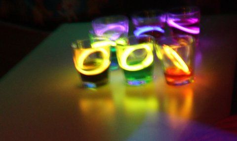vasos de luz para hacer un xilofono