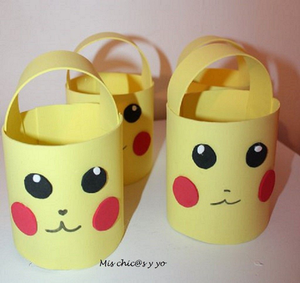 Cestos para caramelos de Pikachu