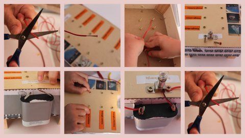 Electrón casero para niños