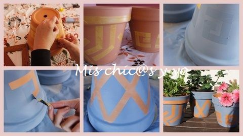 decorar macetas paso a paso