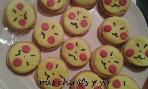 Galletas de Pikachu Fiesta temática de Pokémon
