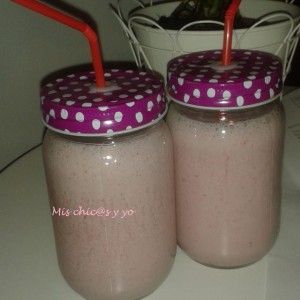 Batido fresas yogurt