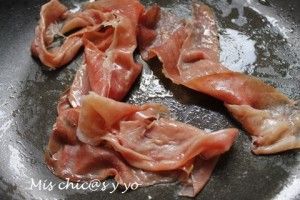 Jamón serrano crujiente
