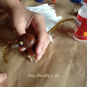 Animales con castañas