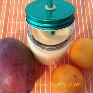 Smoothie de mango y naranja