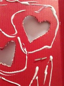 Manualidad para San Valentin de papel