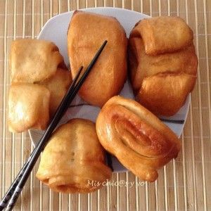 Mantou chino frito