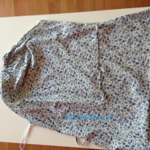 Forrando una carpeta con telas recicladas