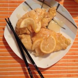 Pollo al estilo oriental