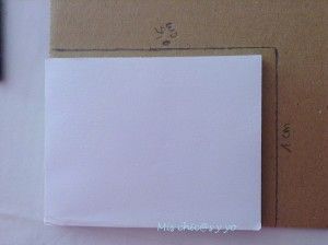 Manualidades, papel para la libreta