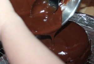 cobertura de chocolate