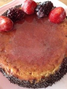 Pastel de frutos rojos