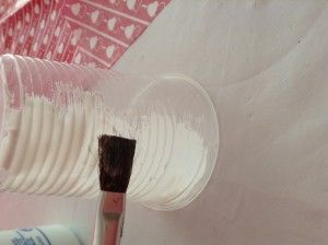 decorar vasos plástico