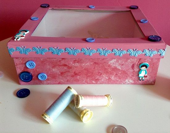 Costurero caja de cartón
