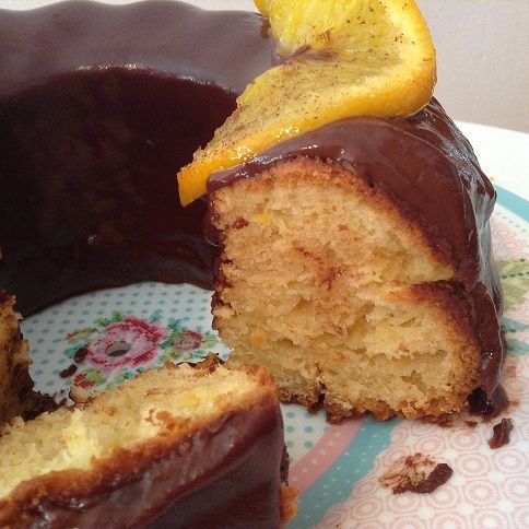 bund cake naranja y chocolate