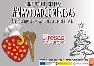 Cartel concurso de #Navidadconfresas de Fresas Europa