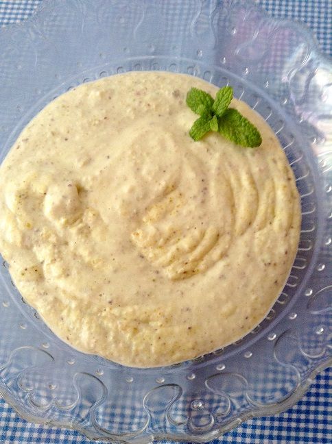 Salsa de pistachos