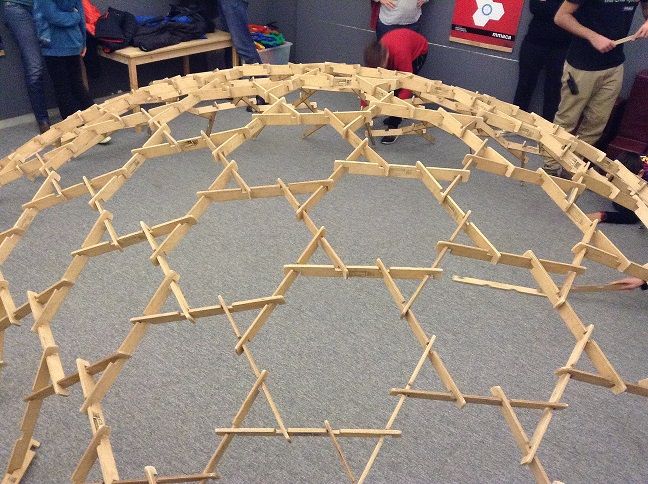 Construyendo cúpulas de Leonardo