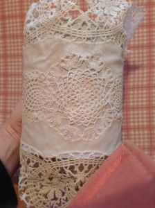 Pintura para imitación de encaje