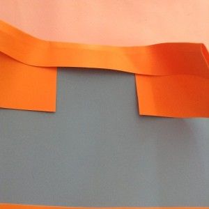 Tarjeta de felicitación, cuello de camisa