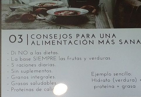 Consejos para una alimentación sana