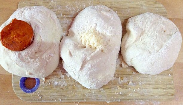 Masa de pan, sabores