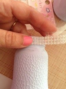 Pegatina brillante, manualidades