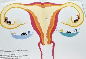 9 meses, 1 bebé. El embarazo. Tramuntana ilustraciones