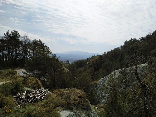 Castell de Gurb, vistas